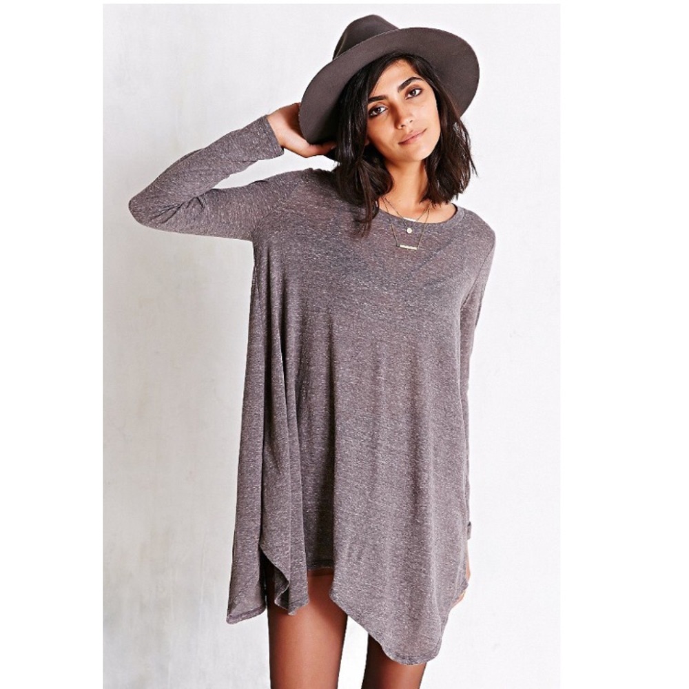 BDG dress. Gray long sleeve dress